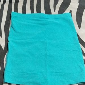 Turqoise mini skirt